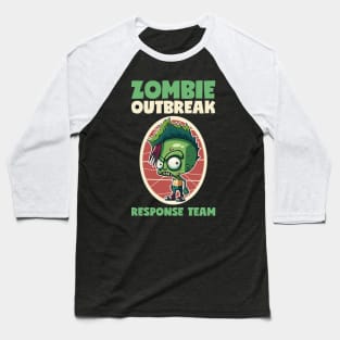 Zombie Outbreak Response Team Baseball T-Shirt